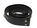 CHROME HEARTS クロムハーツ 1.5 STRP BUNDY バンディ ベルトストラップ サイズ36 ピラミッド シルバー925 レザー 美品 中古 ...