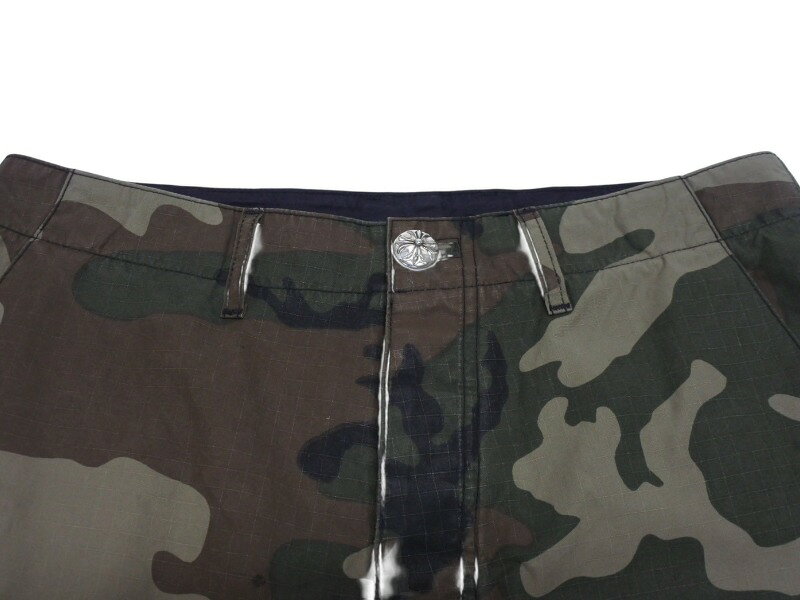 ����̤���� CHROME HEARTS ������ϡ��� Devil Dog Shorts �ǥӥ�ɥå����硼�� ������33 CH�������ѥå� ����ե� ��� 4b003719