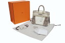 未使用 HERMES エルメス ハンドバッグ D刻印 バーキン25 ヒマラヤ アリゲーター 中古 4b005779