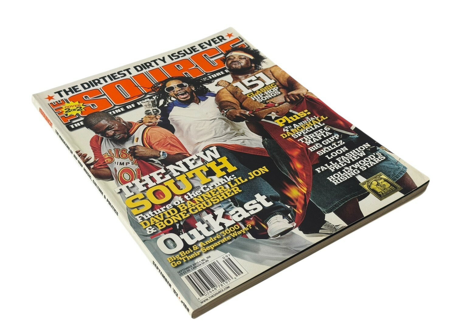 SOURCE ソース マガジン HIPHOP 雑誌 本 2003年 No.168 THE NEW SOUTH OUTKAST 美品 中古 4b006789