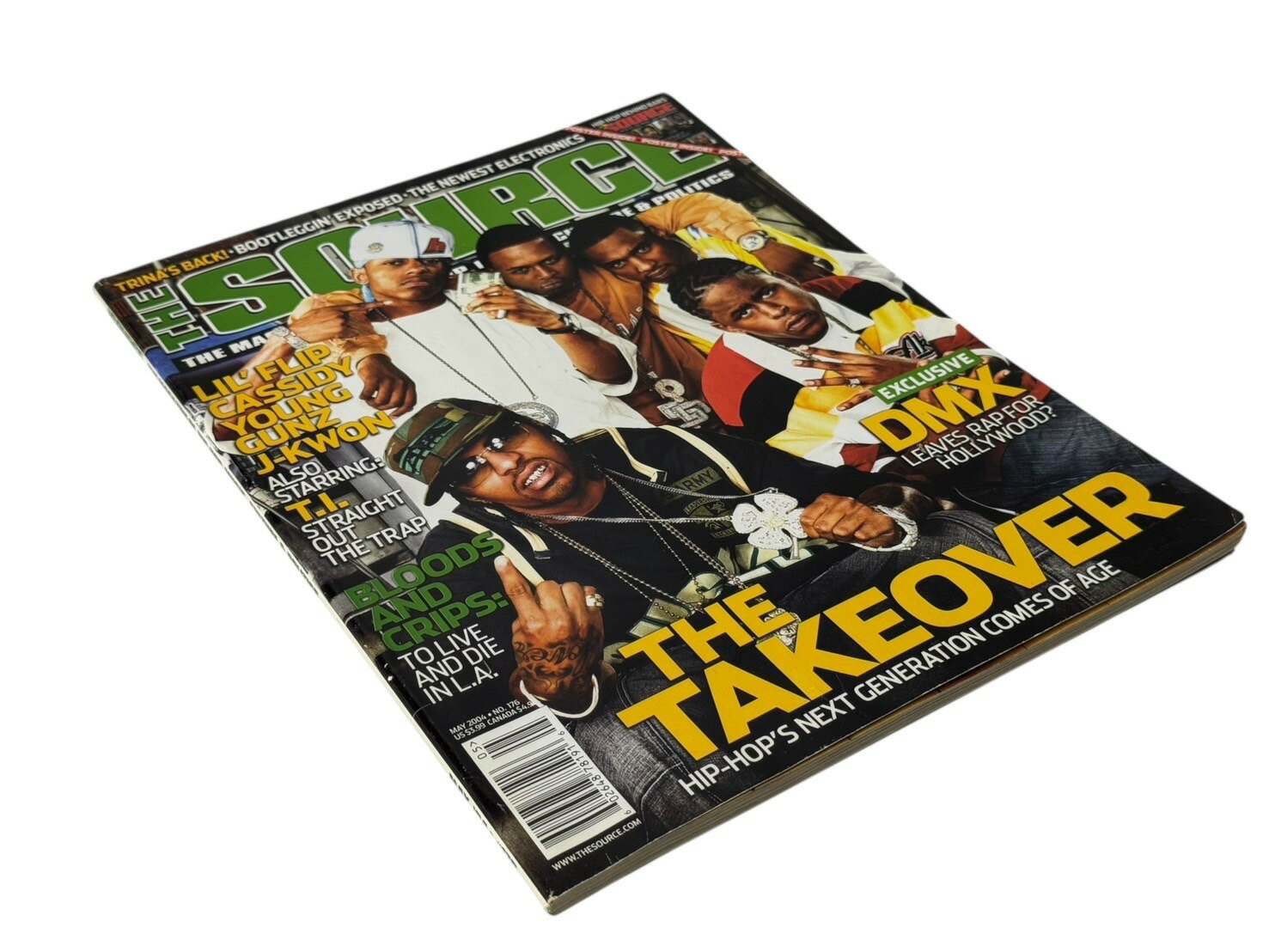 SOURCE ソース マガジン HIPHOP 雑誌 本 2004年 No.176 DMX LILFILIP THE TAKE OVER 美品 中古 4b006791