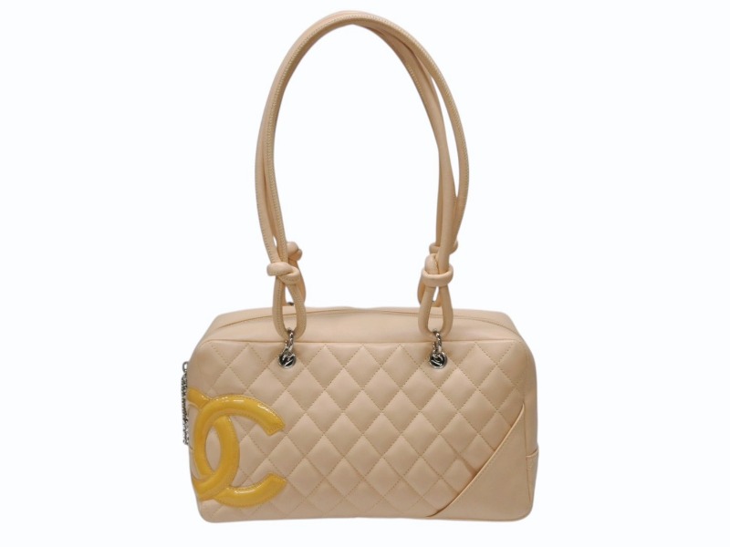 Rakuten - 極美品 CHANEL シャネル カンボンライン ワンショルダーバッグ A25171 10番台 ココマーク カーフ パテントレザー 中古 4b008293