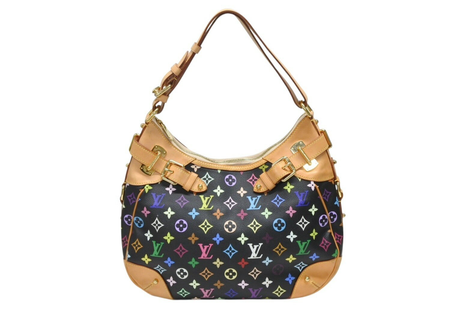 LOUIS VUITTON ルイヴィトン グレタ ワンショルダーバッグ M40196 モノグラム マルチカラー ブラック ..