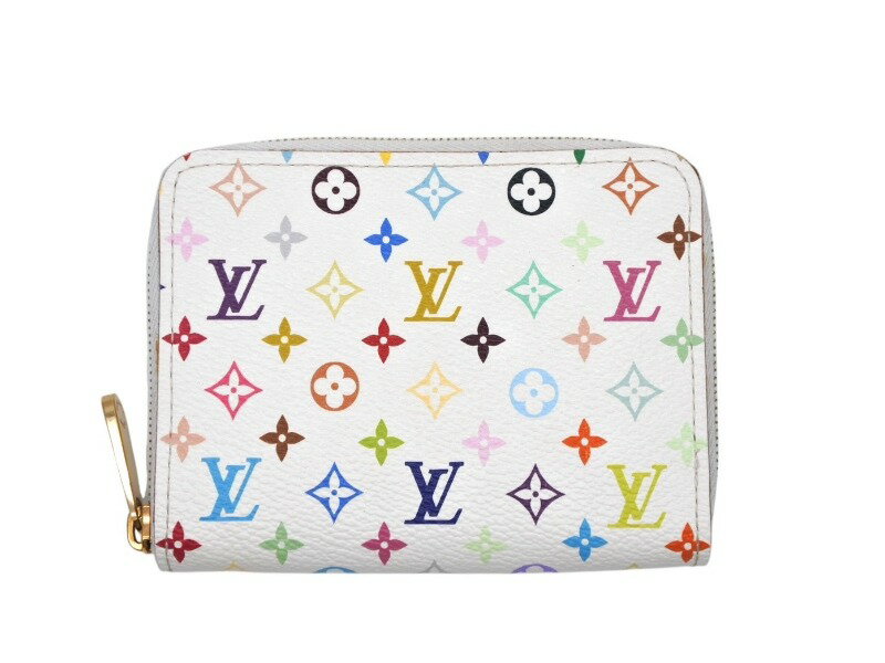極美品 LOUIS VUITTON ルイヴィトン LV ジッピーコインパース 村上隆 M93741 コインケース マルチカラー 中古 4b008779