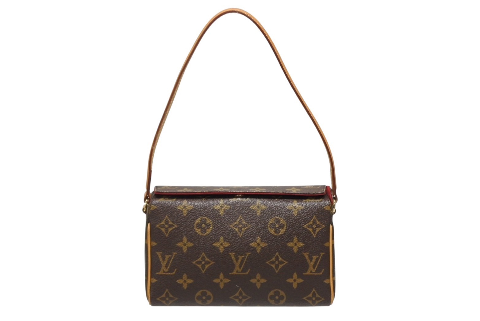 Other - LOUIS VUITTON ルイヴィトン レシタル ハンドバッグ M51900 モノグラムキャンバス ヌメ革 ブラウン ゴールド金具 美品 中古 4b009078