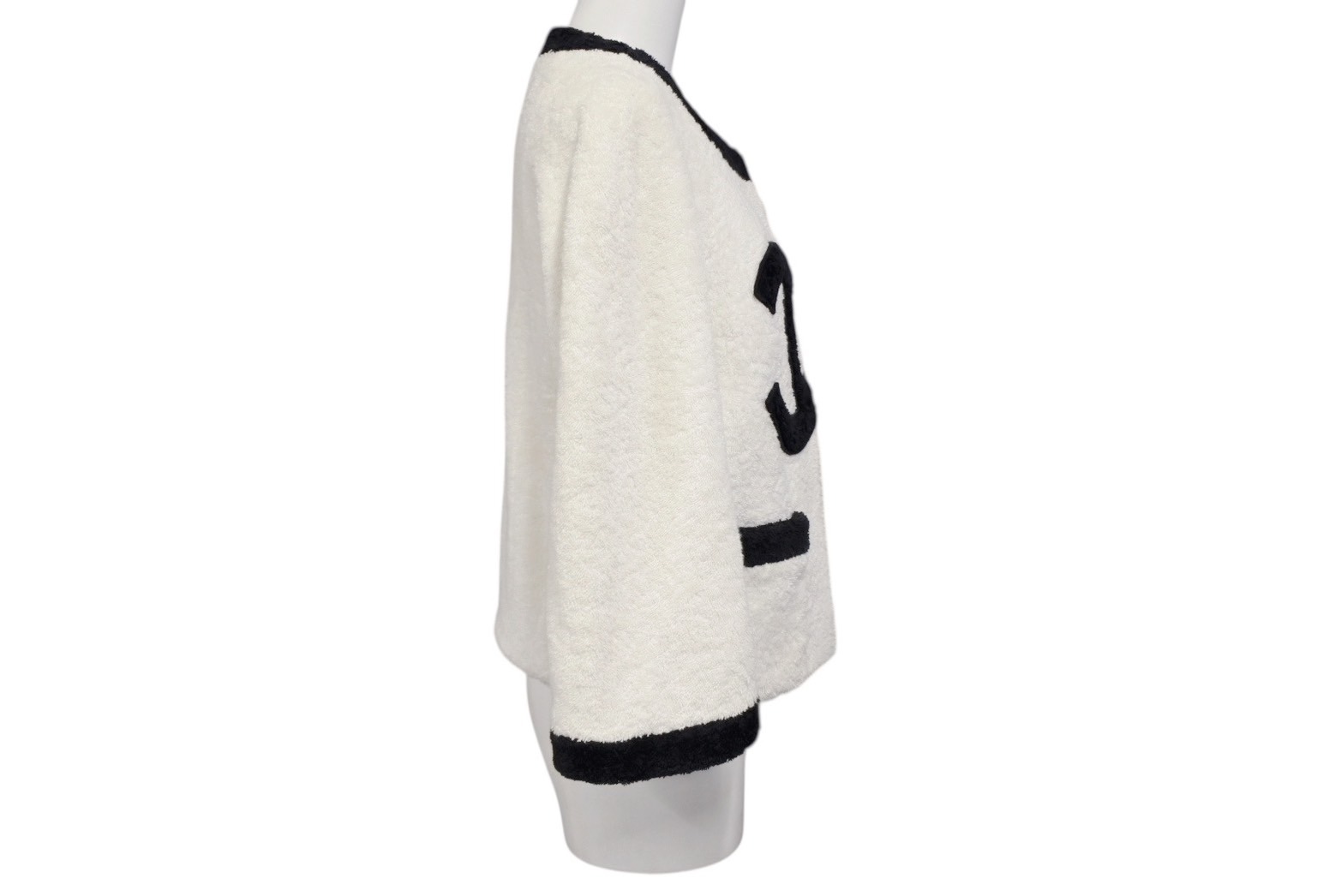 CHANEL ����ͥ� VINTAGE ������ơ��� �ƥ꡼������ �Ρ����顼���㥱�å� �����ޡ��� �ѥ��� ���եۥ磻�� �֥�å� ���� ��� 4b009248