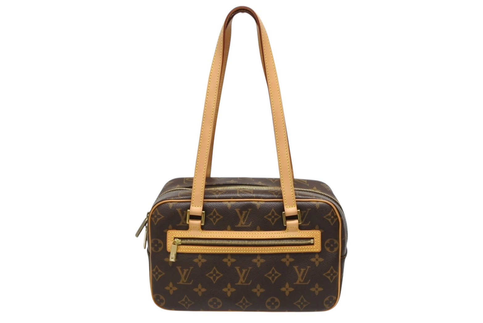 Rakuten - 極美品 LOUIS VUITTON ルイヴィトン セミショルダーバッグ シテMM モノグラム M51182 ブラウン 中古 4b009687
