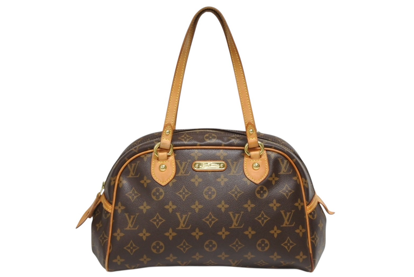 Rakuten - LOUIS VUITTON ルイヴィトン ハンドバッグ モントルグイユPM モノグラムキャンバス M95565 ゴールド金具 美品 中古 4b010196