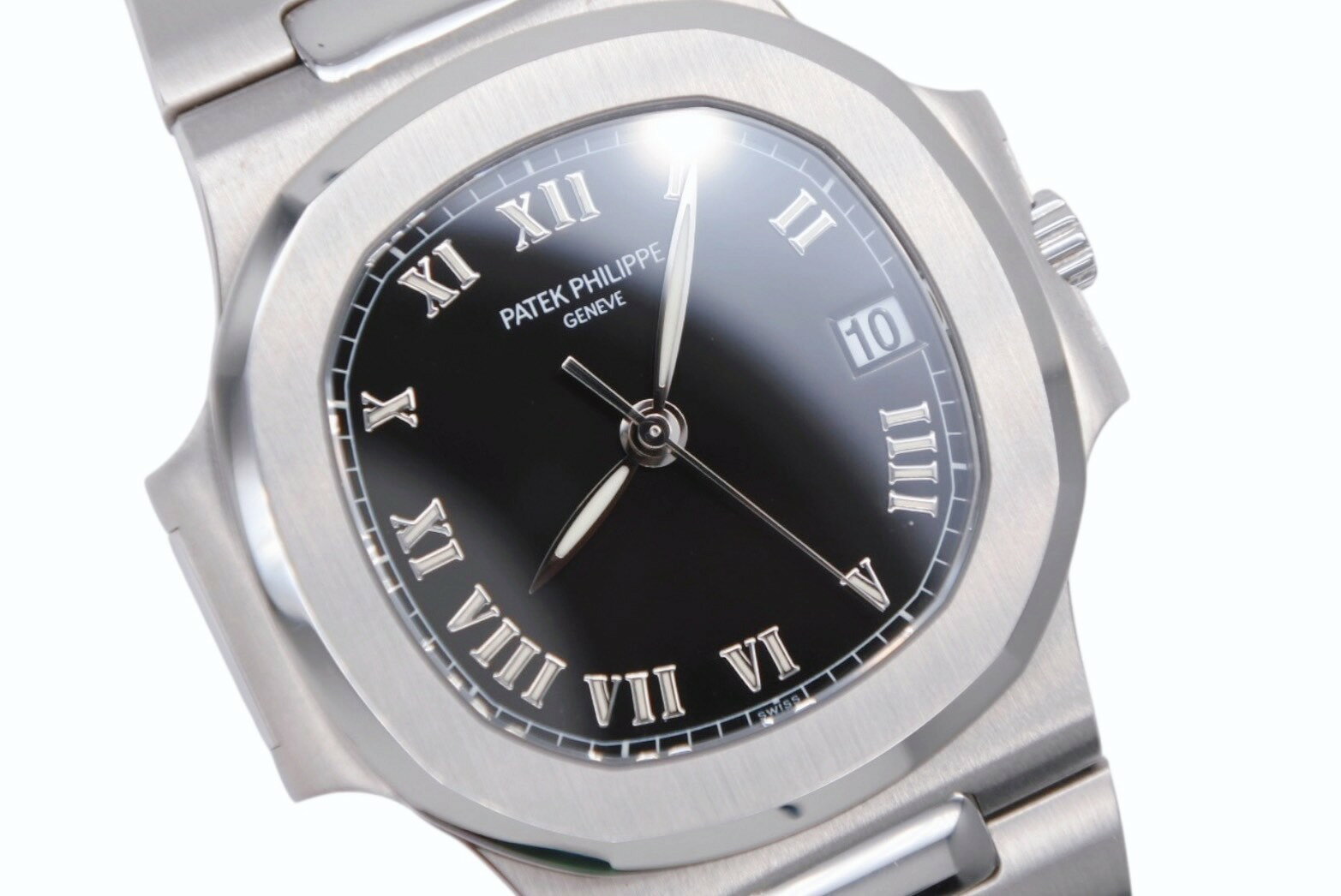����Ʊ�� PATEK PHILIPPE �ѥƥå� �ե���å� �Ρ����饹 3800/1A-001 �֥�å�������ʸ���� ���� ��� 4b010322