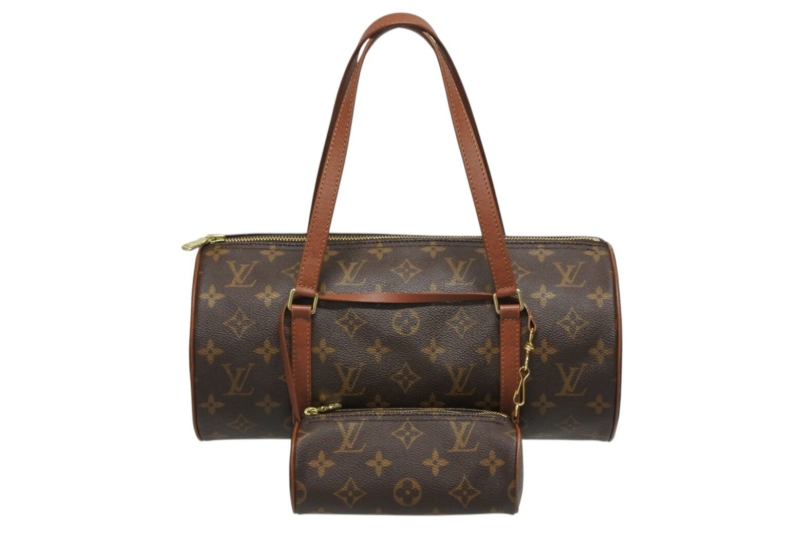 VANESSA BRUNO - LOUIS VUITTON ルイヴィトン パピヨン30 ハンドバッグ M51365 旧型 モノグラムキャンバス ブラウン 美品 中古 4b010971