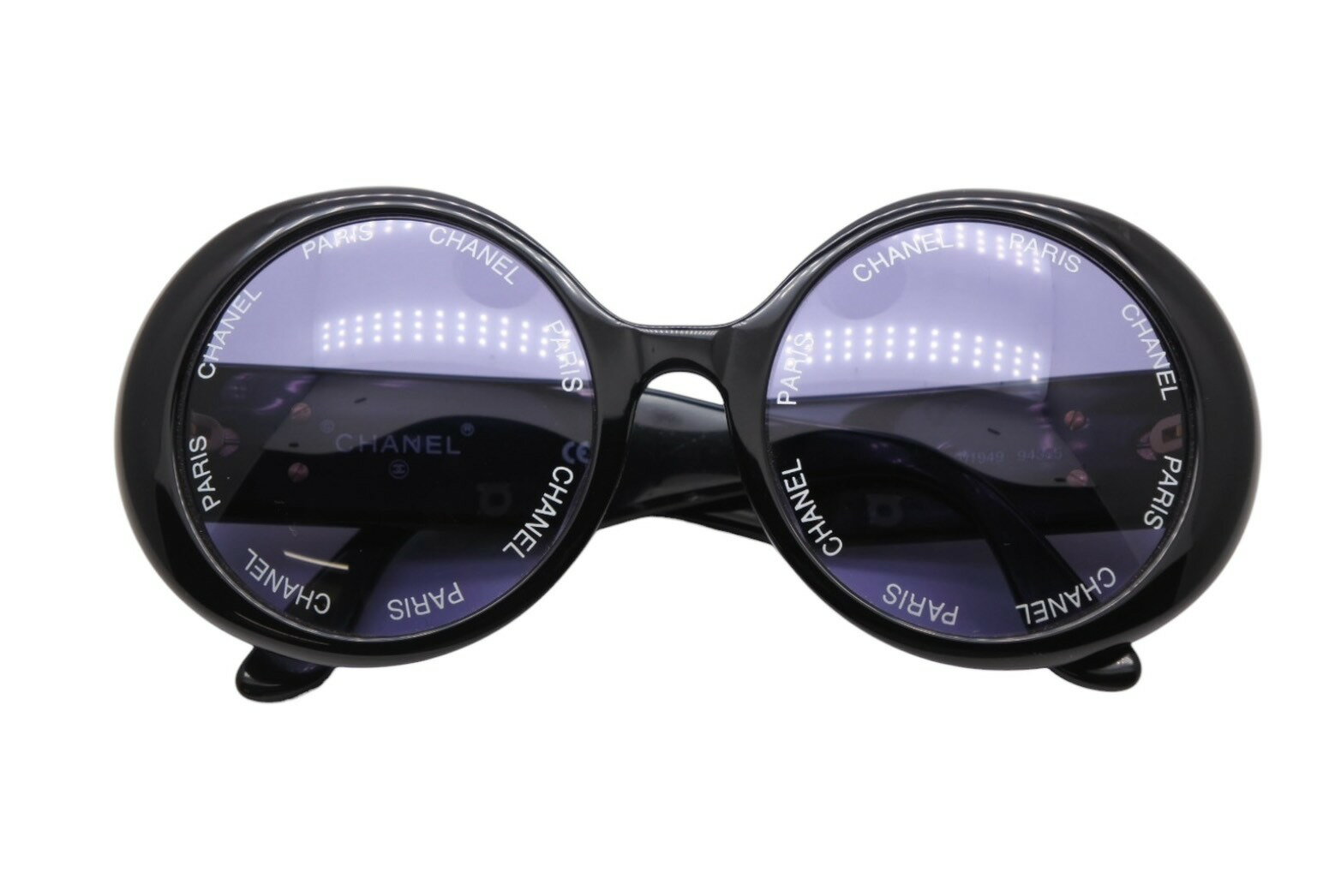 CHANEL シャネル CHANEl PARIS サングラス アイウェア 01949 94305 ココマーク ブラック ヴィンテージ 美品 中古 61879