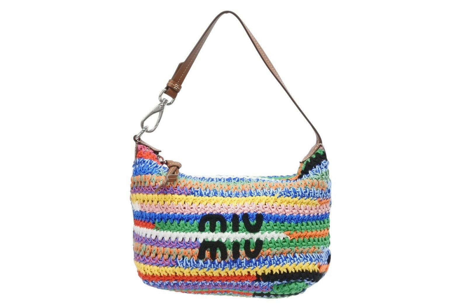 極美品 MIUMIU ミュウミュウ クロシェ