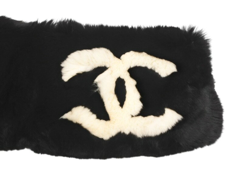 ������ CHANEL ����ͥ� �ǥ������ޡ��� ��ѥ�ͥå��������ޡ� �ޥե顼 ��ѥ� �֥�å� �ۥ磻�� ��� 4b012541