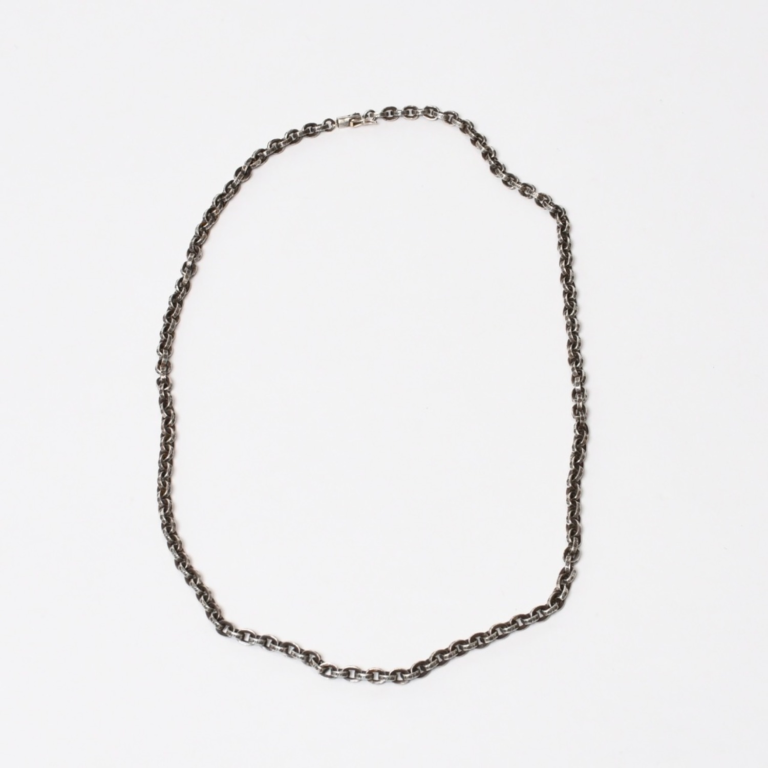 Rakuten - CHROME HEARTS クロムハーツ PAPER CHAIN NECKLACE 24Inch ペーパーチェーン ネックレス 24インチ 重量約45.0g 美品 中古 4b013884