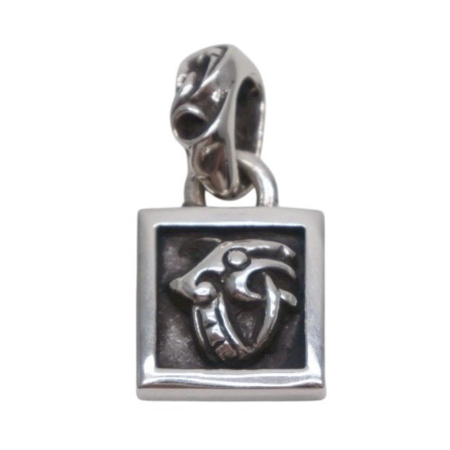 Rakuten - CHROME HEARTS クロムハーツ フレームドハート ネックレス 重量5.2g 1998刻印 シルバー925 ケルティック 中古 4a000342
