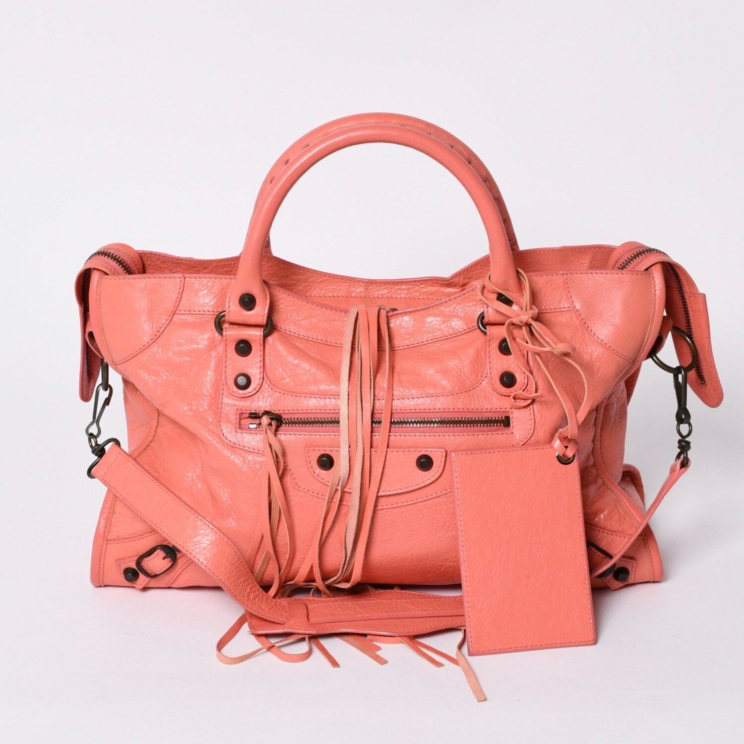 D17 美品 バレンシアガ(Balenciaga) ジャイアント ミニポンポン 285439 