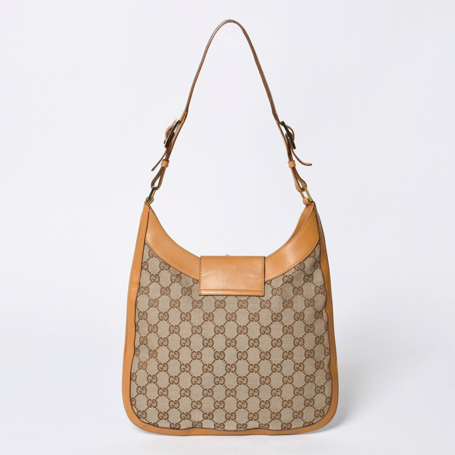 gucci///////////////\\\\\\\\\\\\\\\\\\\\\\\\\\\\\\\\\\\\\\\\\\\\\\\\\\\\\\\\\\\\\\\' - GUCCI グッチ ホーボー ワンショルダー ハンドバッグ 001 4129 001013 GGキャンバス レザー ベージュ ゴールド金具 美品 中古 4a000188