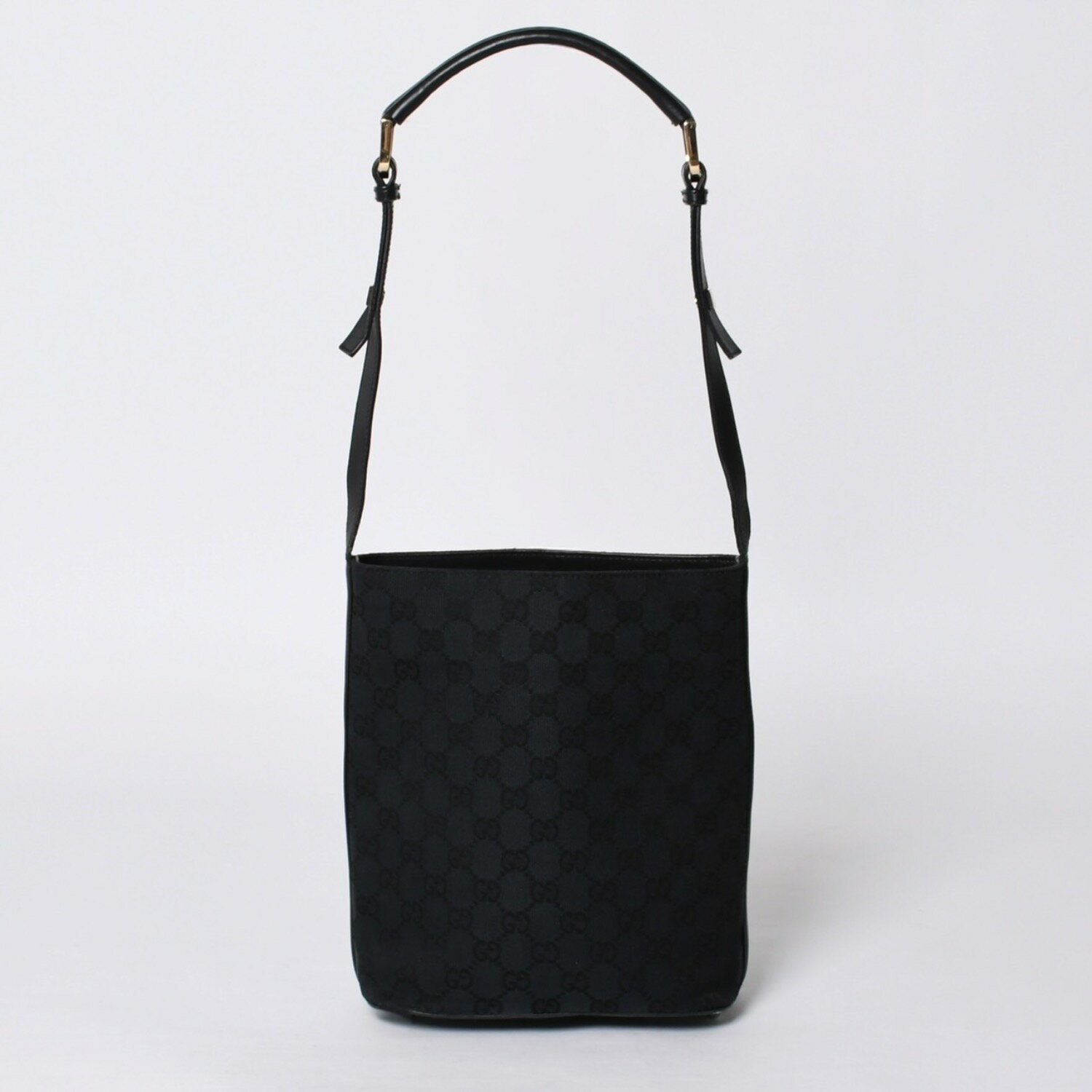 gucci///////////////\\\\\\\\\\\\\\\\\\\\\\\\\\\\\\\\\\\\\\\\\\\\\\\\\\\\\\\\\\\\\\\' - GUCCI グッチ GGキャンバス Shoulder Bag ワンショルダーバッグ 001・4286 ブラックレザー 美品 中古 4a000271
