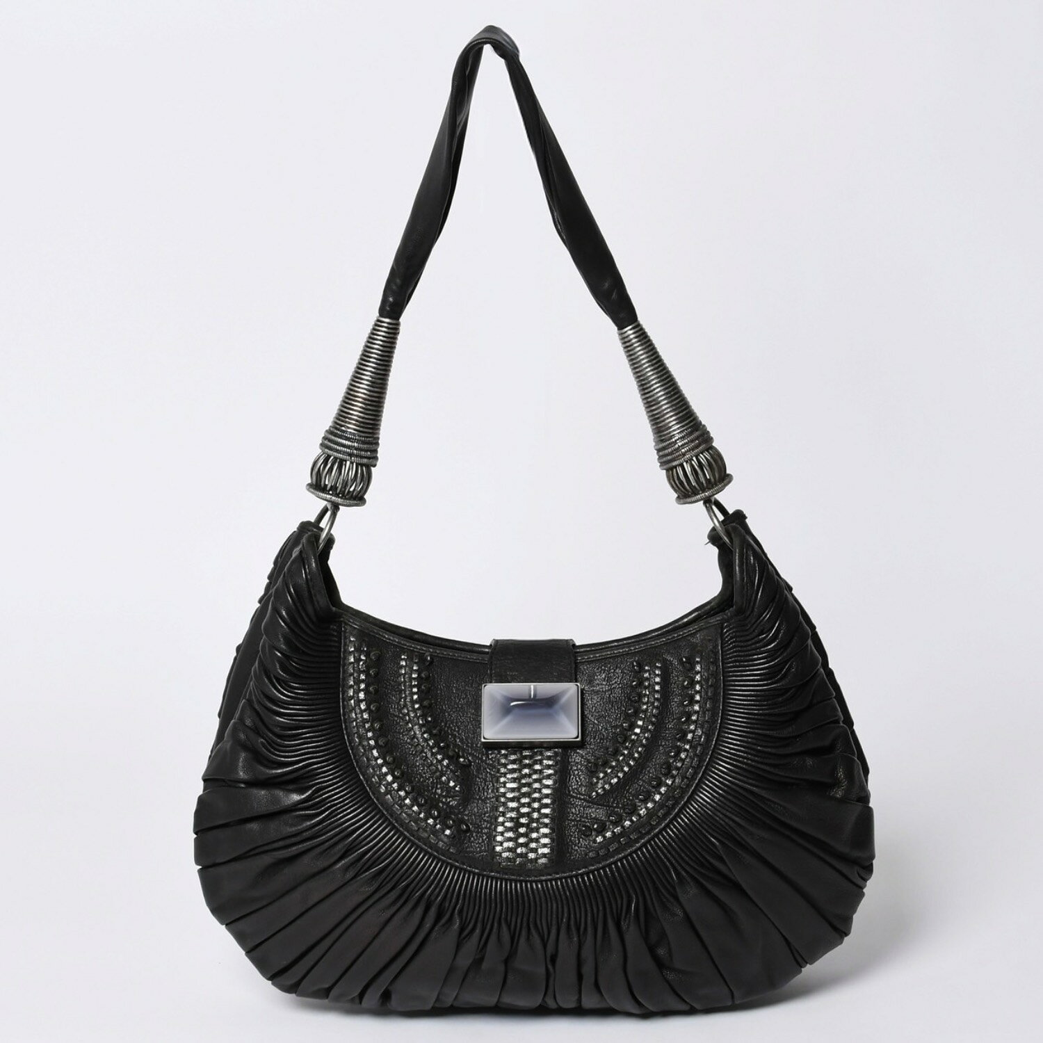 Rakuten - 極美品 Christian Dior クリスチャンディオール ハンドバッグ 07 RU 1017 クラッチバッグ ブラック 中古 4a000852