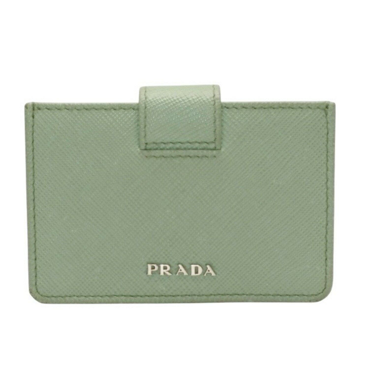 Rakuten - PRADA プラダ カードケース 1MC211 アコーディオンタイプ フージー シルバー金具 レザー 美品 中古 4a000285