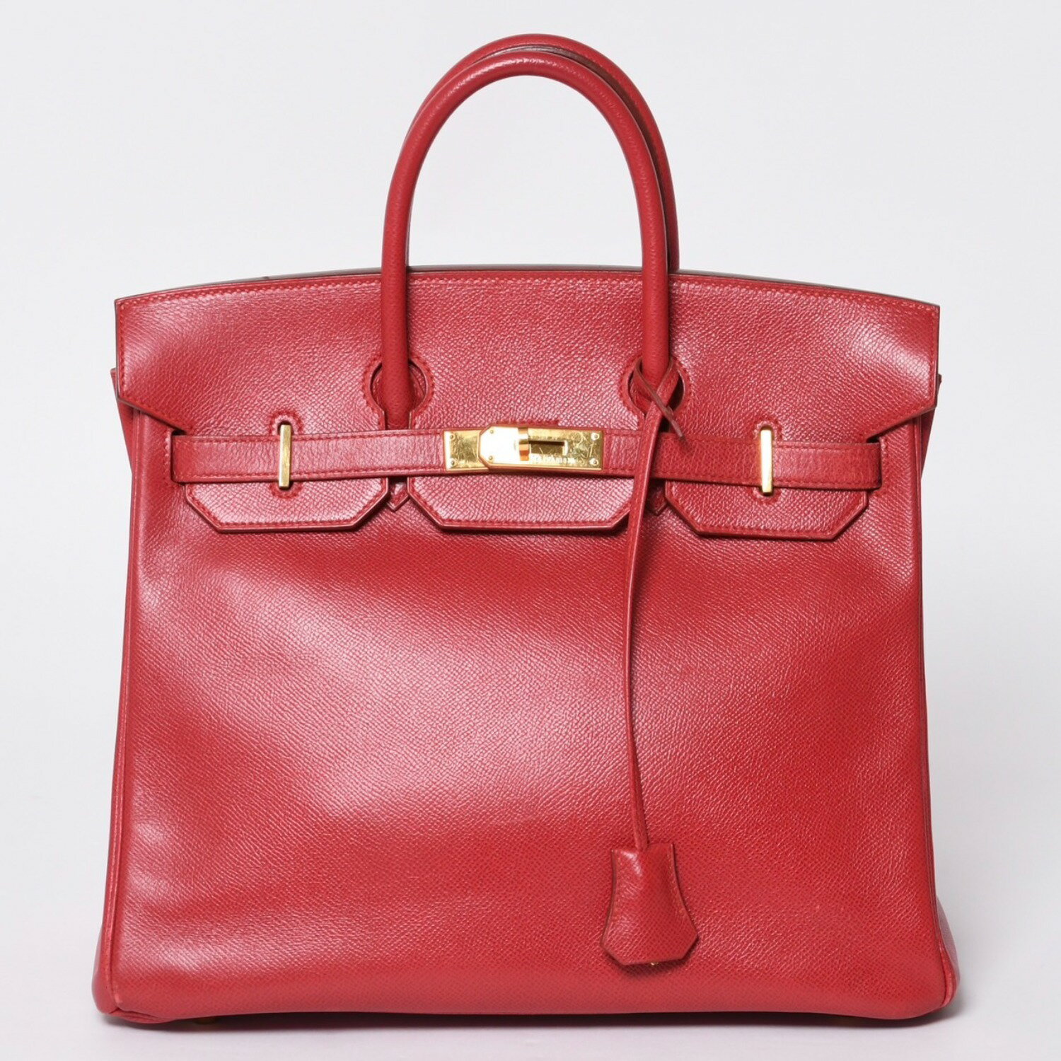 Rakuten - 極美品 エルメス HERMES オータクロア 32 ハンドバッグ クシュベル ルージュヴィフ ゴールド金具 レディース 〇Z刻印中古 4a000976