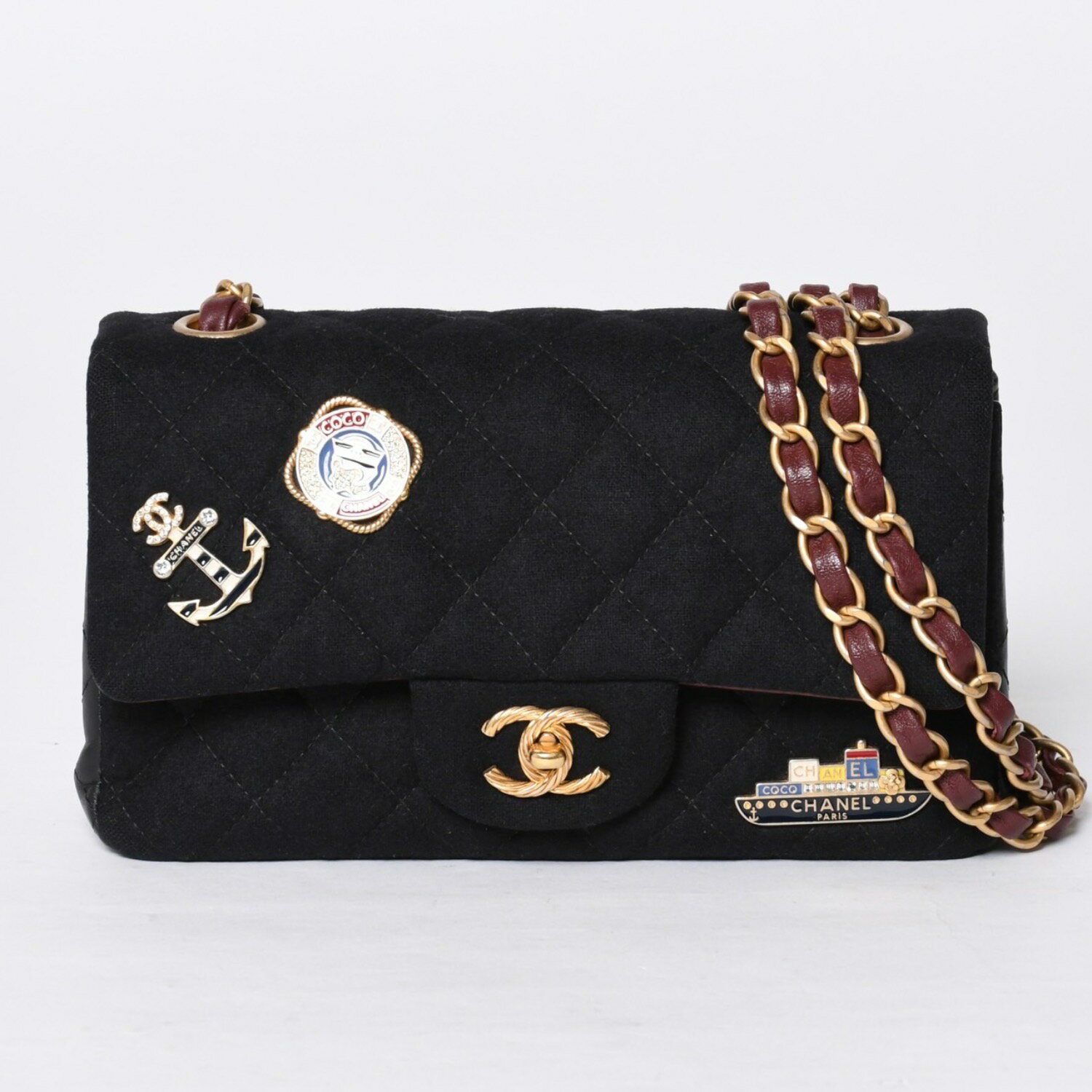 CHANEL シャネル ウール 冬 バッグ マトラッセ CHANEL - CHANEL シャネル ウール 冬 バッグ マトラッセの通販 by vvvv