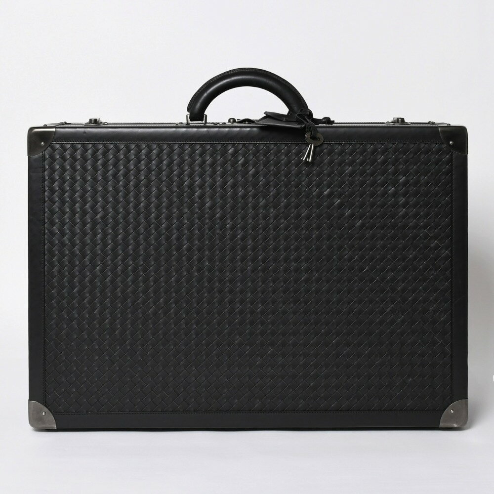 Rakuten - 極美品 BOTTEGAVENETA ボッテガヴェネタ ハードトランク バッグ 130284 V4651 ブラック 中古 4b013467