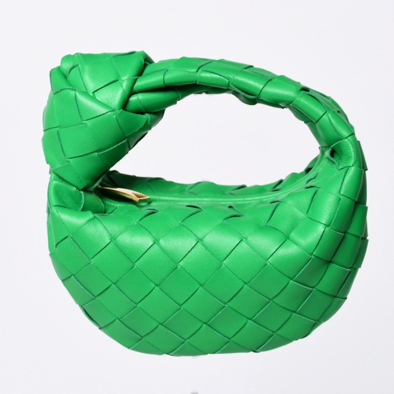 Rakuten - 新品同様 BOTTEGAVENETA ボッテガヴェネタ ミニ ジョディ ハンドバッグ パラキート グリーン ラムレザー カーフレザー 中古 4a001222