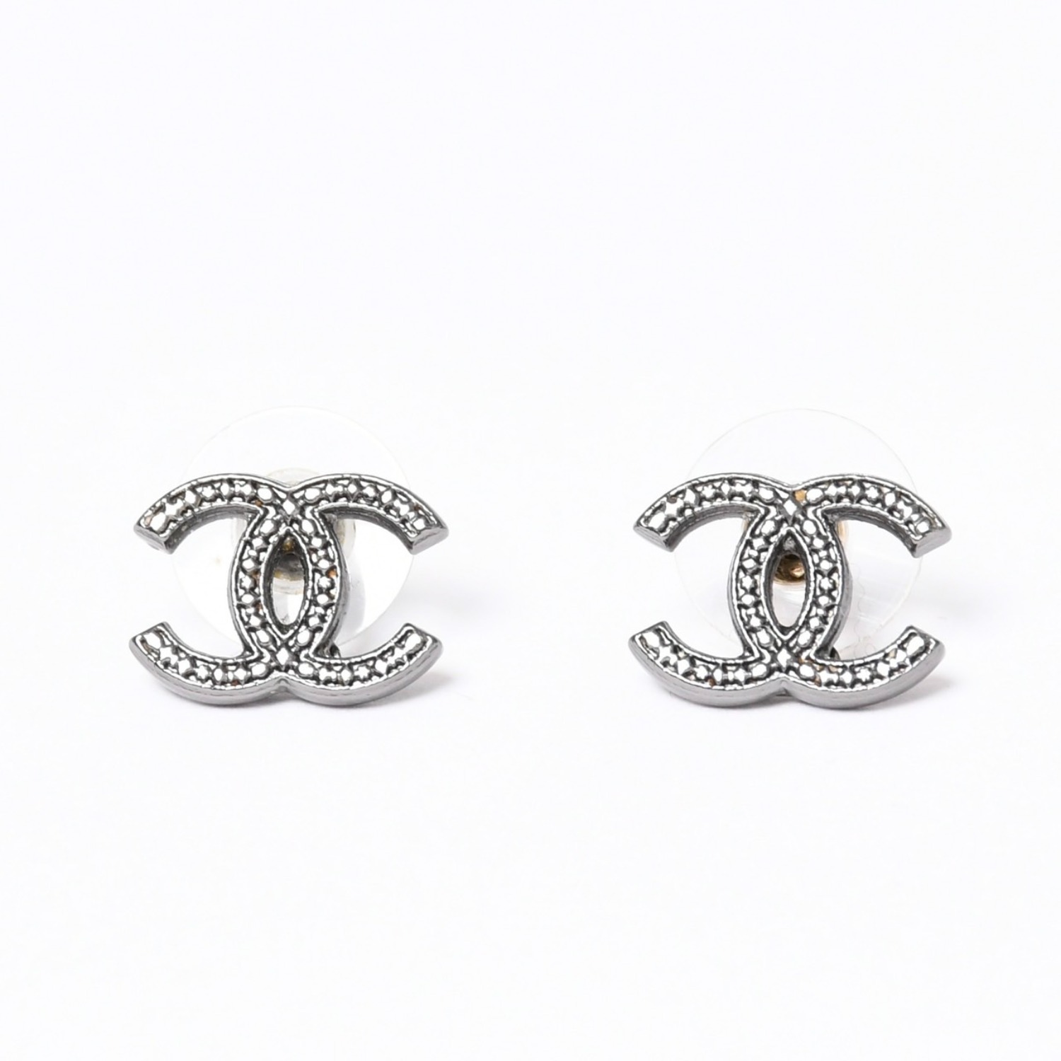 極美品 CHANEL シャネル ピアス ココマーク スターバースト A15C メタル earrings COCO Starburst A15C metal 美品 中古 4a000656