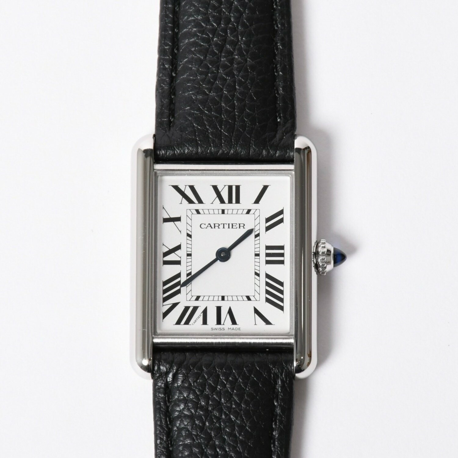 極美品 CARTIER カルティエ TANK MUST LM タンク マストLM 腕時計 重量約30.31g WSTA0041 ステンレススチール クォーツ 中古 4a001791