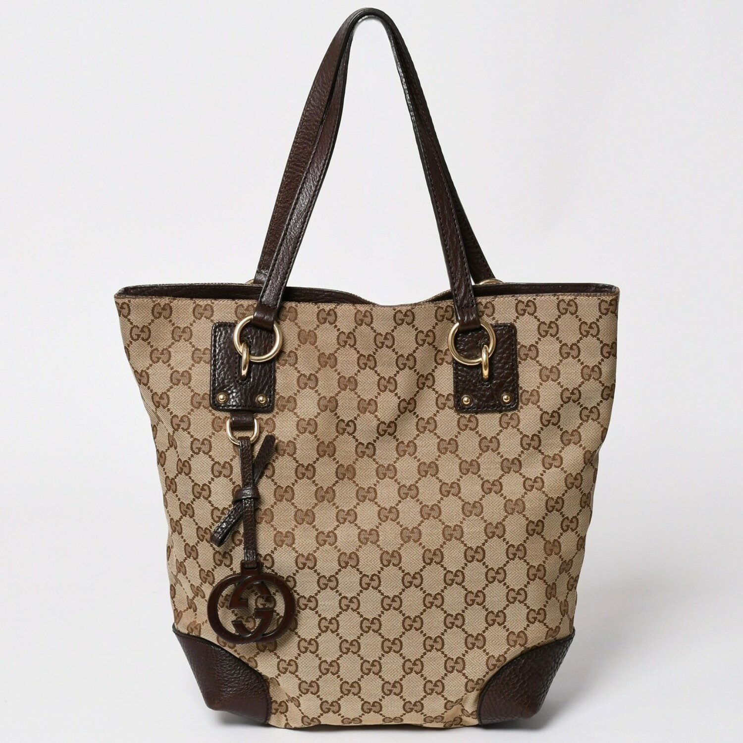 gucci///////////////\\\\\\\\\\\\\\\\\\\\\\\\\\\\\\\\\\\\\\\\\\\\\\\\\\\\\\\\\\\\\\\' - 極美品 GUCCI グッチ ベージュ ブラウン ゴールド金具 GGキャンバス レザー 247237 トートバッグ ショルダーバッグ 中古 4a002069