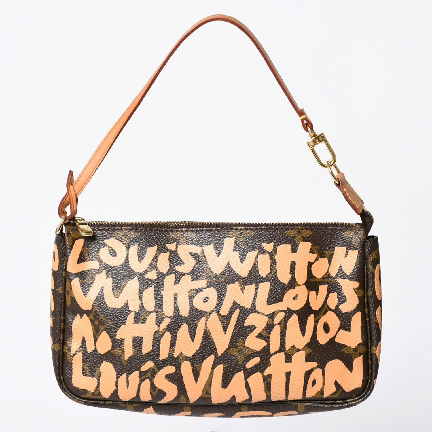Rakuten - LOUIS VUITTON ルイヴィトン ポシェットアクセソワ―ル ポーチ M92193 モノグラム グラフィティ ブラウン PVC 美品 中古 4a002403