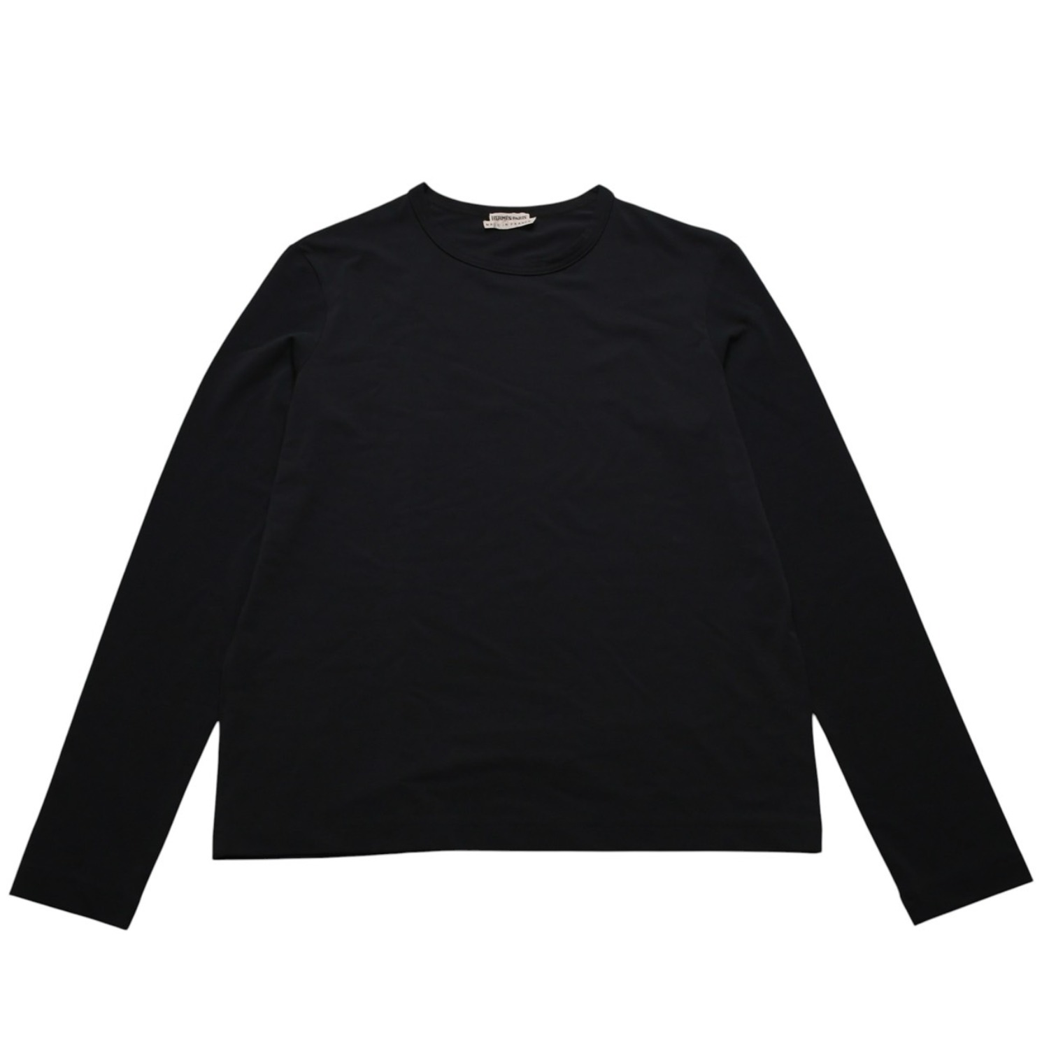 Rakuten - 極美品 HERMES エルメス 長袖Tシャツ サイズXS レーヨン シルク エラスタン チャコールグレー マルジェラ期 中古 4a002145