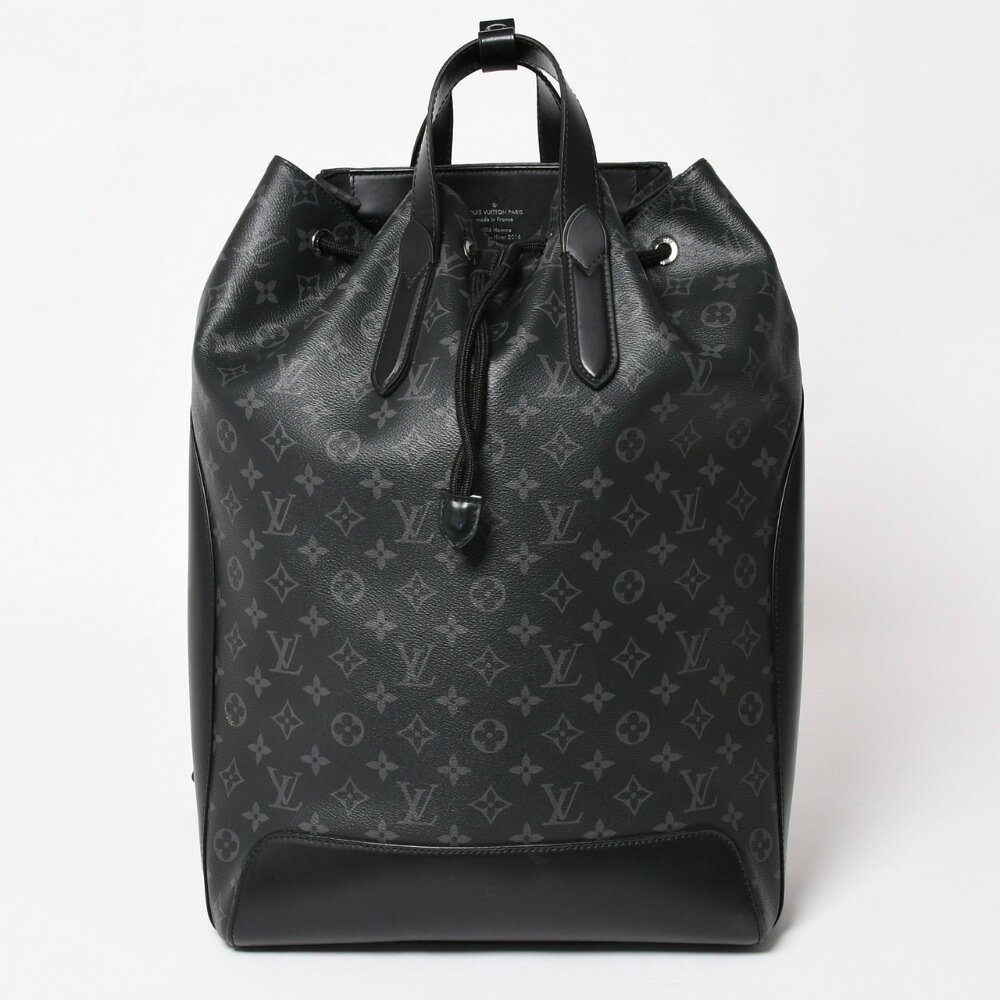 Rakuten - 極美品 LOUIS VUITTON ルイヴィトン モノグラムエクリプス バックパック リュック エクスプローラー M40527 シルバー金具 中古 4a003209