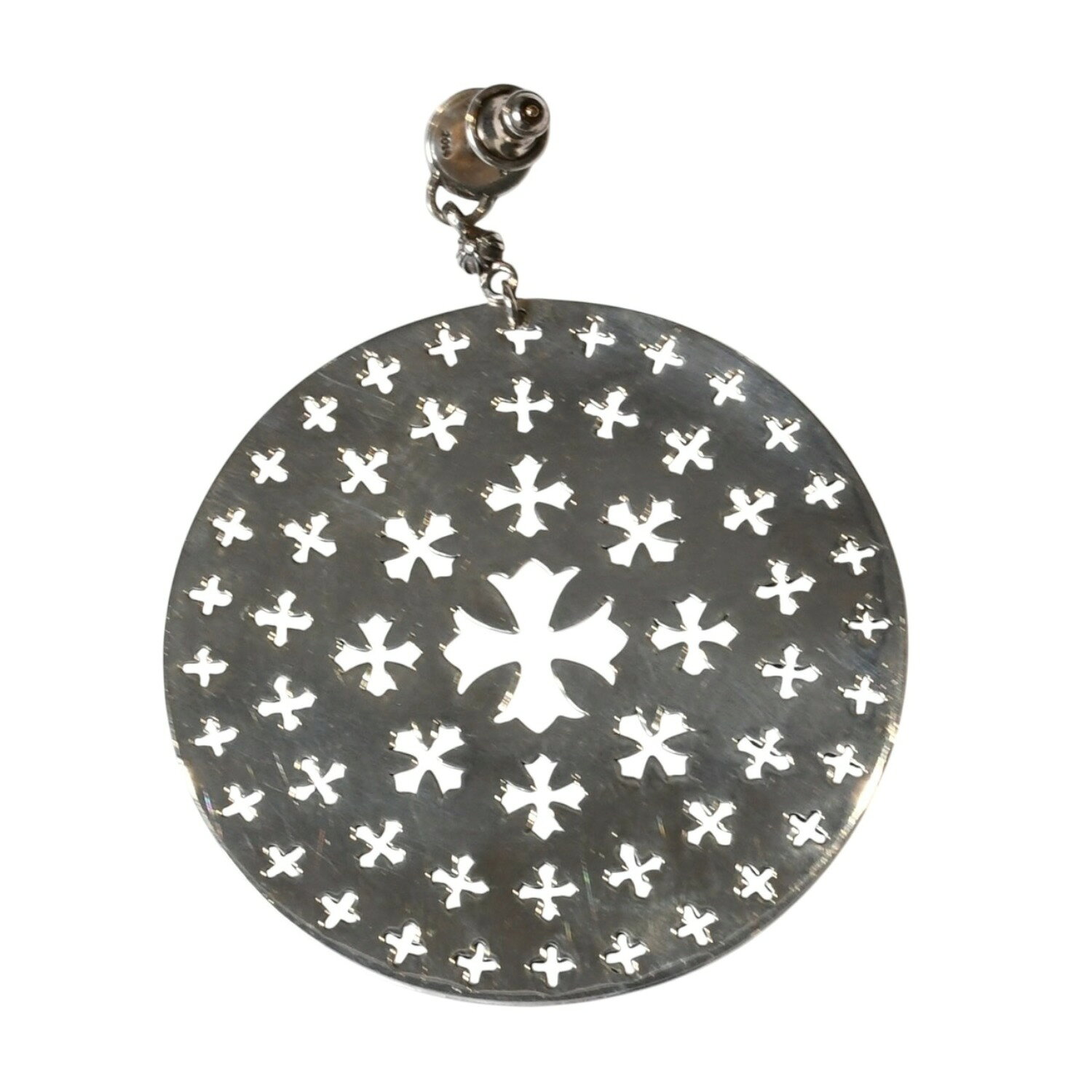 極美品 CHROME HEARTS クロムハーツ CIRCLE CH PLUS サークルCHプラス ドロップピアス 重量約14 warashibe-10062277 Warashibe_Casanova サンプル画像2