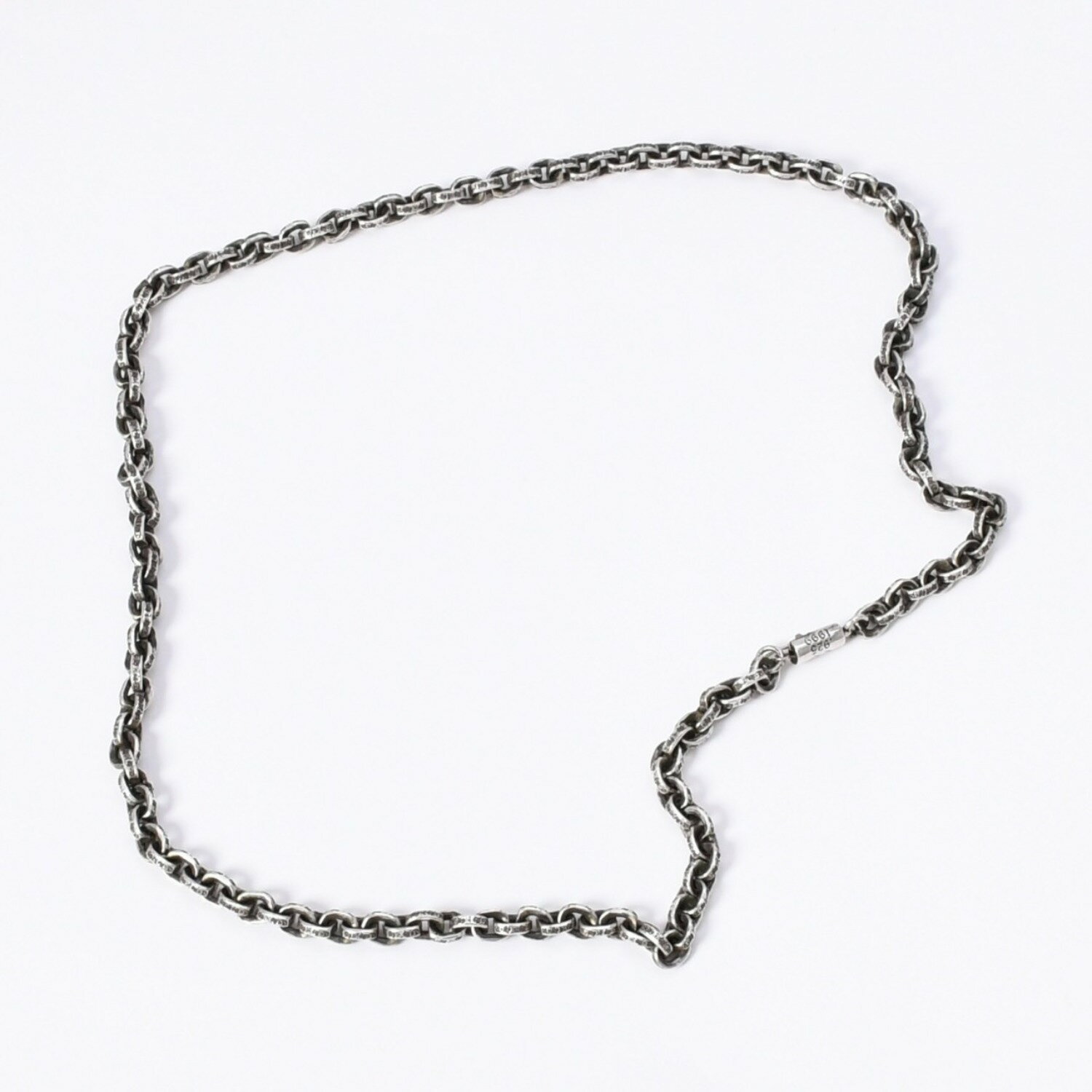 乐天商城 - 極美品 CHROME HEARTS クロムハーツ 20inch PAPER CHAIN NECKLACE 20インチ ペーパーチェーンネックレス 重量約41.05g 中古 4a003805