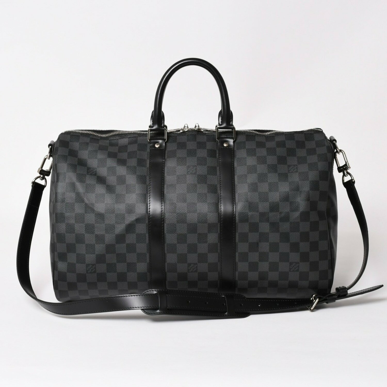 極美品 LOUIS VUITTON ルイヴィトン ボストン キーポルバンドリエール45 ダミエグ...