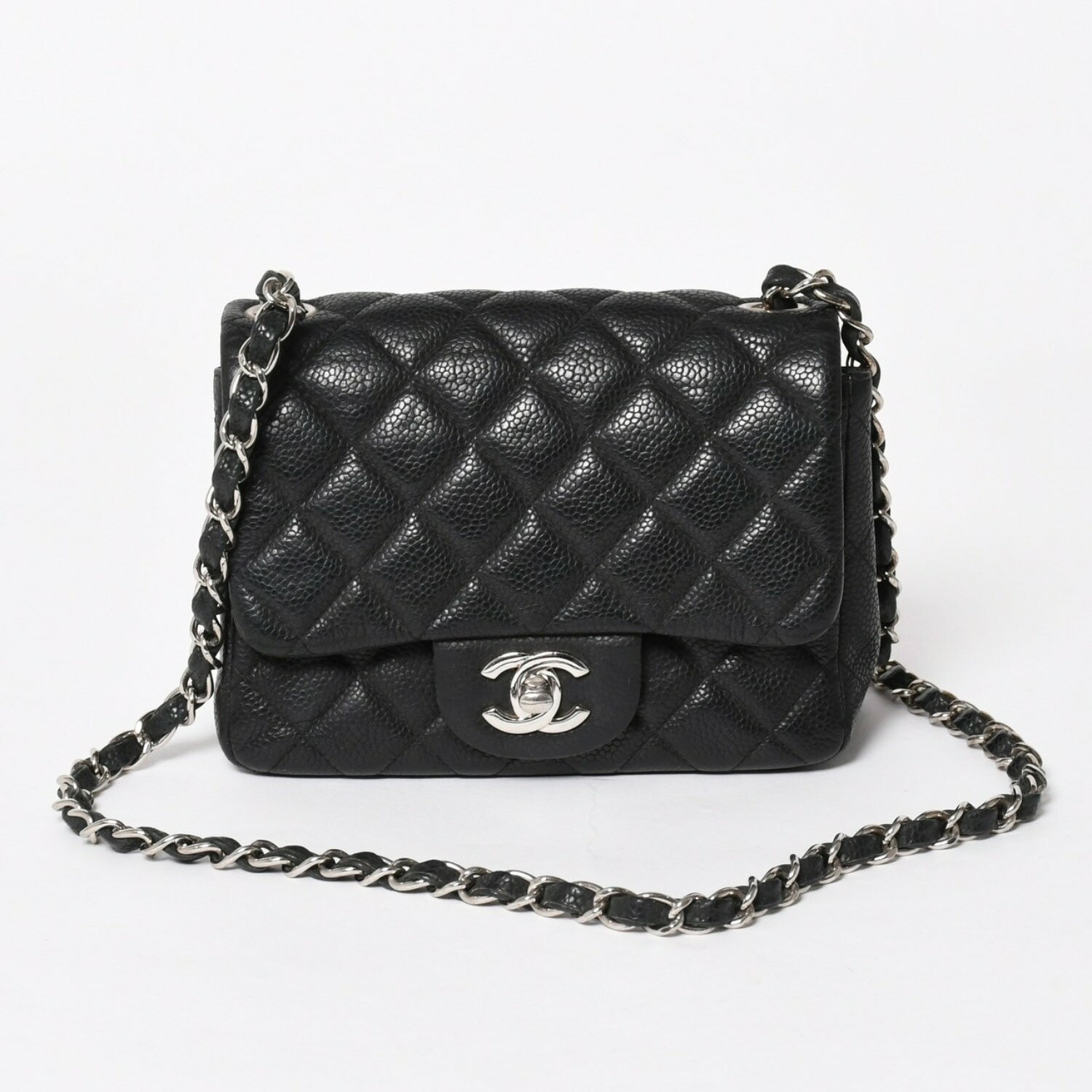 楽天市場】chanel シャネル ミニマトラッセ キャビアスキンの通販