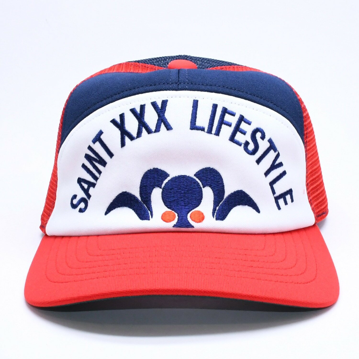 商品詳細 【商品名】 新品未使用 SAINT Mxxxxxxx セントマイケル MESH CAP LIFE STYLE ネイビー レッド SM-MK1-0000-077 キャップ 中古 4a005969 【ブランド】 セントマイケル【アイテム】 キャップ【カラー】 ネイビー レッド【素材】 ポリエステル、ナイロン/レーヨン【型番】 SM-MK1-0000-077 【生産国】 日本 【サイズ】 表記サイズ：OS頭回り：約60cmつばの長さ：約12cm 【付属品】 ・なし 【商品の説明】 セントマイケルのMESH CAP LIFE STYLEになります。 フロントに「SAINT XXX LIFESTYLE」のアーチロゴと、ブランドを象徴するグラフィックが刺繍。 ネイビー、ホワイト、レッドを組み合わせたアメリカンヴィンテージ調のクラシカルな配色です。【商品の状態】 S：新品未使用品。汚れ＆ダメージなし。 【コンディション詳細】 こちらは新品未使用になります。 【コンディション（状態ランク）】 S 【取扱店舗】 CASANOVA VINTAGE 銀座店 PICK UP BRAND BALENCIAGA BOTTEGA VENETA BURBERRY Cartier CELINE CHANEL Chrome Hearts DOLCE&GABBANA Dior FENDI Goyard GUCCI HERMES LOEWE LOUIS VUITTON MIU MIU PRADA Salvatore Ferragamo Tiffany & Co. VERSACE商品詳細 商品名 新品未使用 SAINT Mxxxxxxx セントマイケル MESH CAP LIFE STYLE ネイビー レッド SM-MK1-0000-077 キャップ 中古 4a005969 アイテム キャップ カラー ネイビー レッド 素材 ポリエステル ナイロン レーヨン 型番 SM-MK1-0000-077 生産国 日本 サイズ 表記サイズ：OS頭回り：約60cmつばの長さ：約12cm 付属品 なし 商品の説明 セントマイケルのMESH CAP LIFE STYLEになります。 フロントに「SAINT XXX LIFESTYLE」のアーチロゴと、ブランドを象徴するグラフィックが刺繍。 ネイビー、ホワイト、レッドを組み合わせたアメリカンヴィンテージ調のクラシカルな配色です。 商品の状態 S：新品未使用品。汚れ＆ダメージなし。こちらは新品未使用になります。 コンディション（状態ランク） 取扱店舗 CASANOVA VINTAGE 銀座店 PICK UP BRAND BALENCIAGA BOTTEGA VENETA BURBERRY Cartier CELINE CHANEL Chrome Hearts DOLCE&GABBANA Dior FENDI Goyard GUCCI HERMES LOEWE LOUIS VUITTON MIU MIU PRADA Salvatore Ferragamo Tiffany & Co. VERSACE