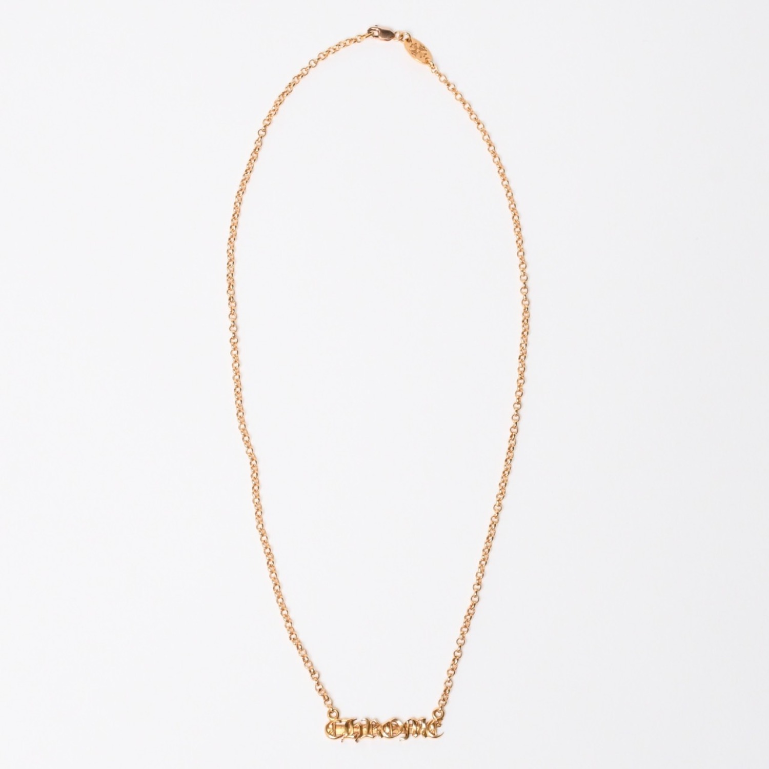 極美品 CHROME HEARTS クロムハーツ 22K 18INCH NKLC CHAIN 18インチ ネックチェーン クロム warashibe-10065772 Warashibe_Casanova パッケージ画像