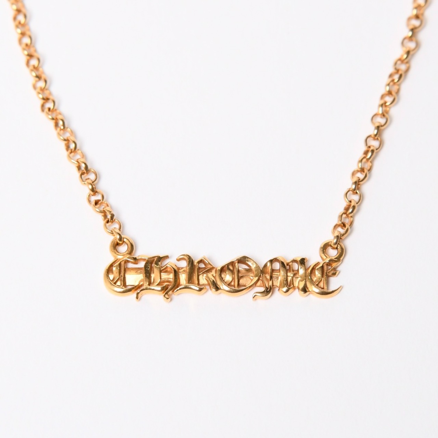 極美品 CHROME HEARTS クロムハーツ 22K 18INCH NKLC CHAIN 18インチ ネックチェーン クロム warashibe-10065772 Warashibe_Casanova サンプル画像2