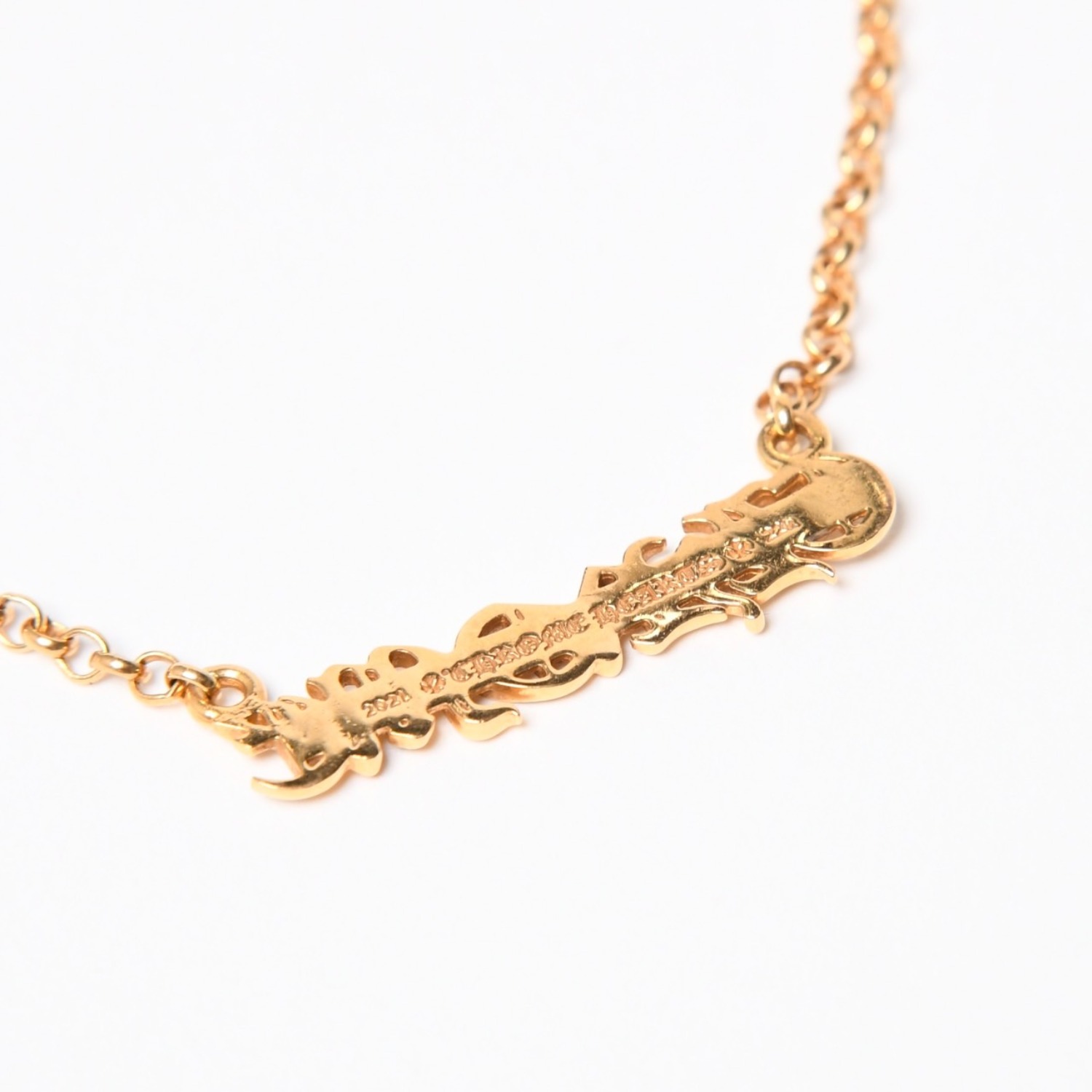 極美品 CHROME HEARTS クロムハーツ 22K 18INCH NKLC CHAIN 18インチ ネックチェーン クロム warashibe-10065772 Warashibe_Casanova サンプル画像3