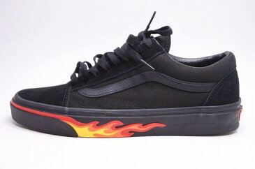 ◆[USED/中古]◆送料無料◆VANS ヴァンズ　GR8購入　27cm BLK OLD SKOOL オールドスクール　ローカットスニーカー　FLAME WALL フレイム　新品◆【RCP】【中古】