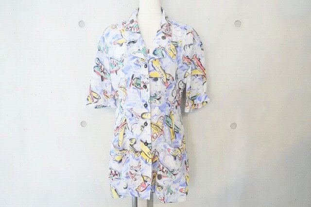 毎回完売 送料無料 Chanel シャネル Pv Airplane エアライン シャツ ワンピース 38 飛行機 ココマークボタン マルチ 295 輝く高品質な Dekmantel Com