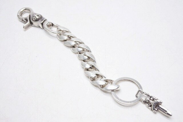 ◆[USED/中古品]◆送料無料◆【中古】Chrome Hearts クロムハーツ CLP CHN CLASSIC-L ロングクラシックリンク シルバーキーチェーン シルバー タガー 中古 24801【RCP】