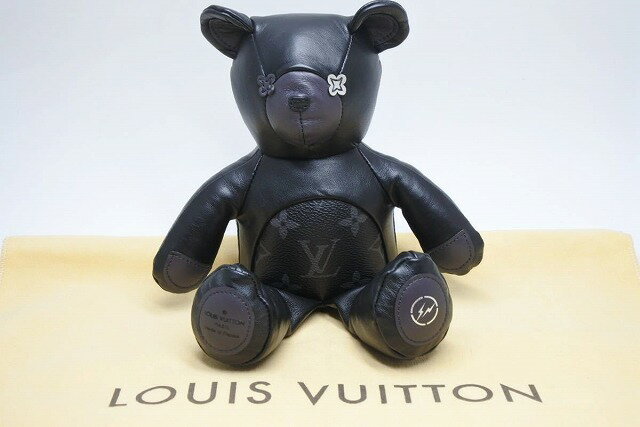 Used ぬいぐるみ 中古 送料無料 新同 ヴィトン フラグメント 保存袋付 人形 モノグラムエクリプス 希少 ドゥドゥ ルイ Gi0184 テディベア 保存袋付 希少 ぬいぐるみ 新品同様 696 Rcp 中古 Warashibe Font Coloe Silver Size 1 新同 ヴィトン