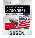 ゴーセン GOSEN OGミクロスーパー16L ホワイト TS401W テニスコウシキガツト レビューを書いて送料無料企画