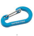 キャプテンスタッグ CAPTAIN STAG フラットカラビナSS ブルー UM1851 アウトドアグッズソノタ