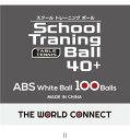イケモト TWCスクール・トレーニングボール40+100/セット販売 数量24 DV010 卓球キョウギボール