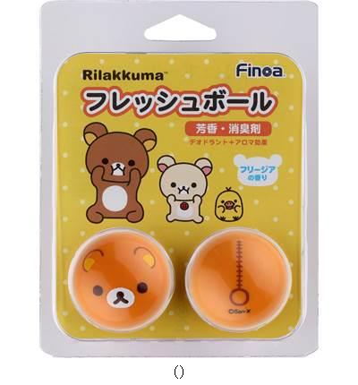 楽天ワラトクブーショップインプラス IMPLUS FINOAフレッシュボールリラックマ／セット販売 数量6 5220 ボディケアフットケアスキンケア